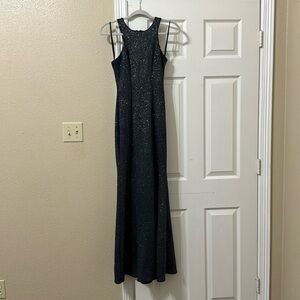 Blur shimmery formal dress